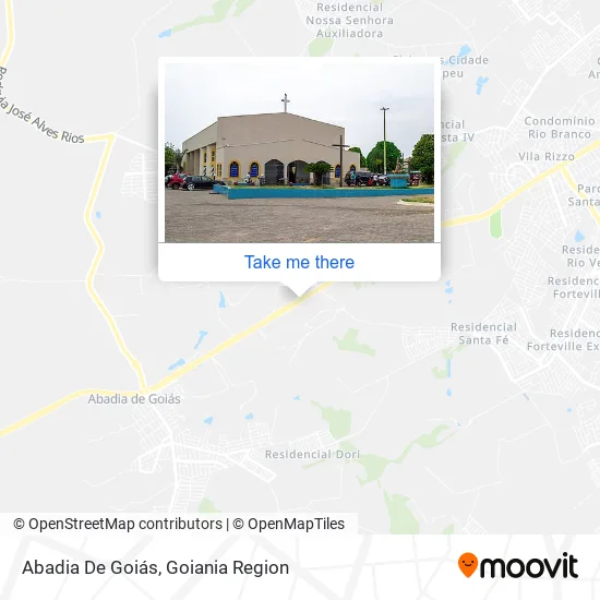 Abadia De Goiás map