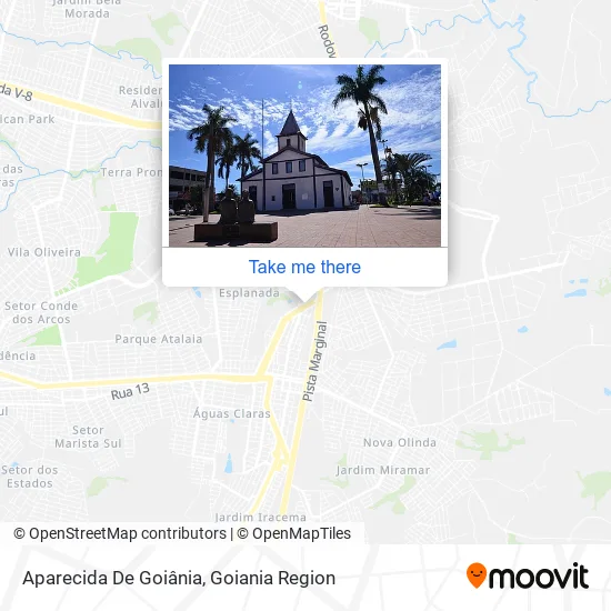 Aparecida De Goiânia map