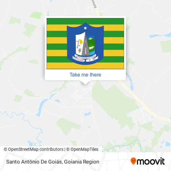 Santo Antônio De Goiás map