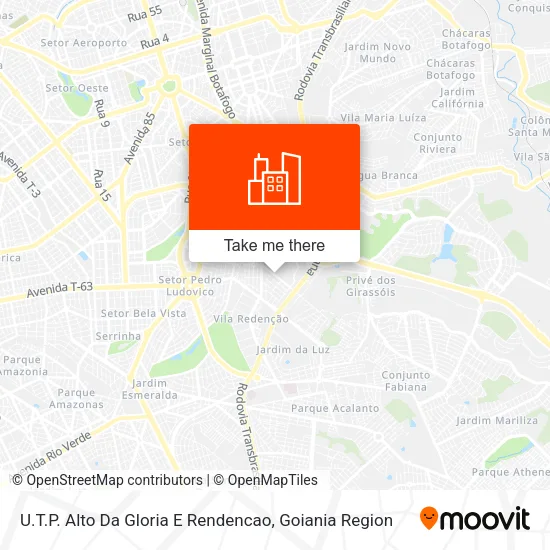 U.T.P. Alto Da Gloria E Rendencao map
