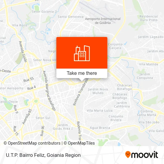 U.T.P. Bairro Feliz map