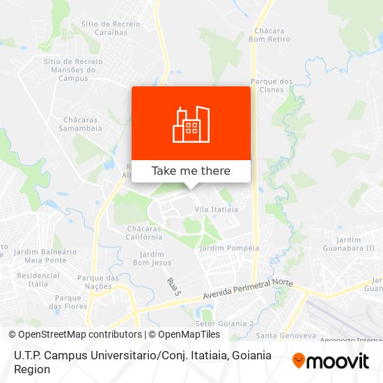 U.T.P. Campus Universitario / Conj. Itatiaia map