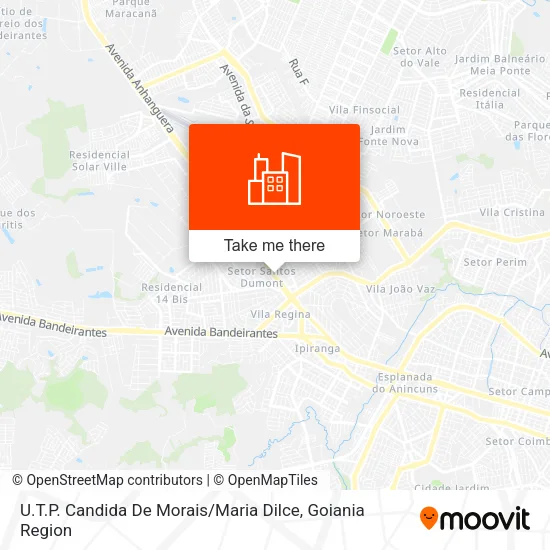 U.T.P. Candida De Morais / Maria Dilce map