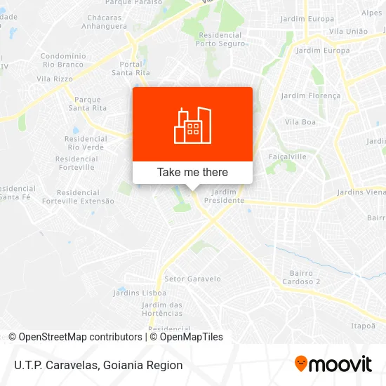 U.T.P. Caravelas map