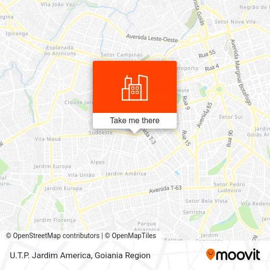 U.T.P. Jardim America map