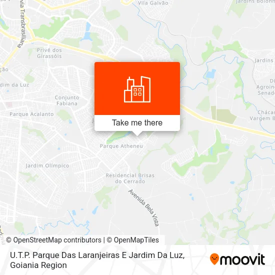 U.T.P. Parque Das Laranjeiras E Jardim Da Luz map