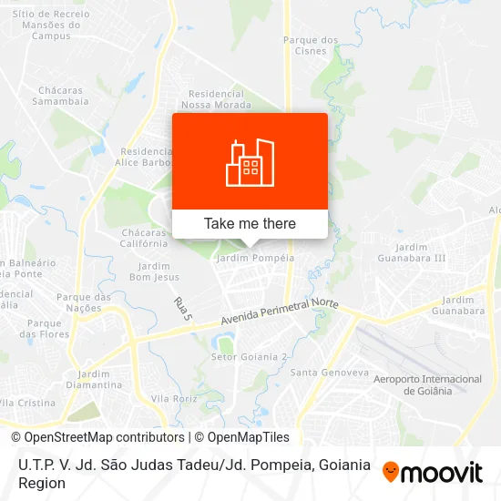 U.T.P. V. Jd. São Judas Tadeu / Jd. Pompeia map