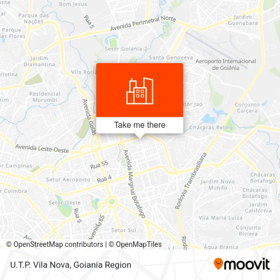 U.T.P. Vila Nova map