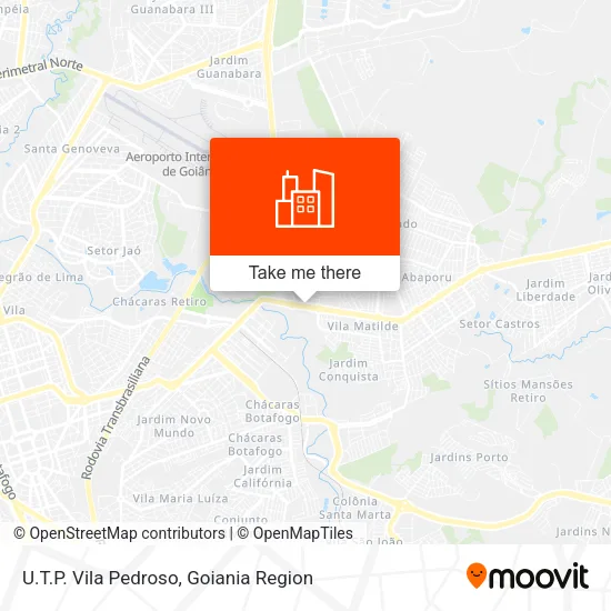 U.T.P. Vila Pedroso map