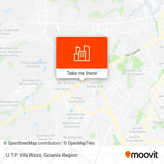 U.T.P. Vila Rizzo map