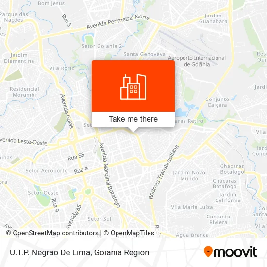 U.T.P. Negrao De Lima map