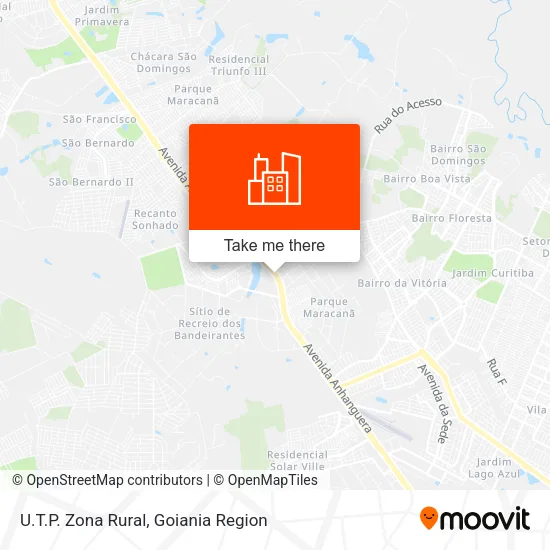 U.T.P. Zona Rural map