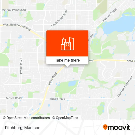 Fitchburg map