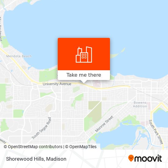 Shorewood Hills map