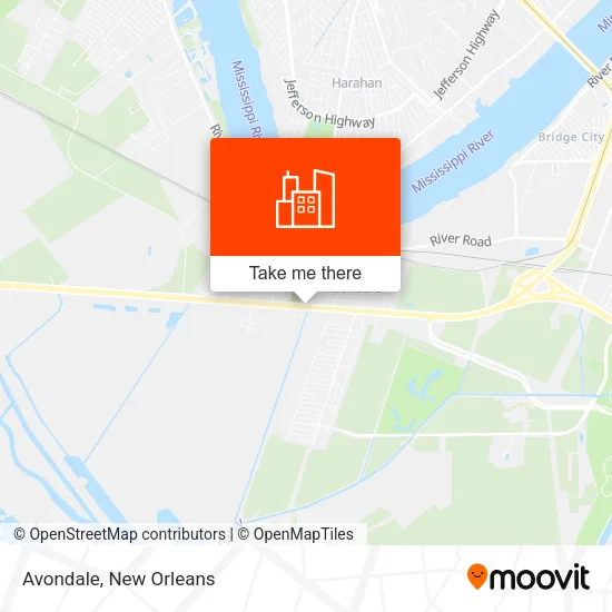 Avondale map