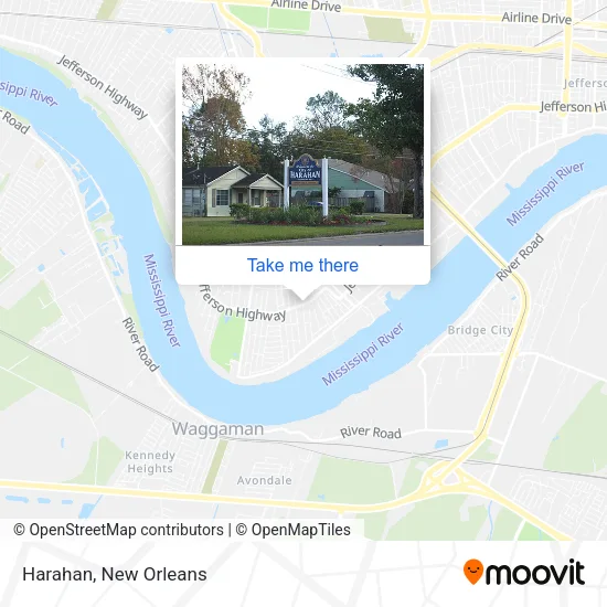 Harahan map