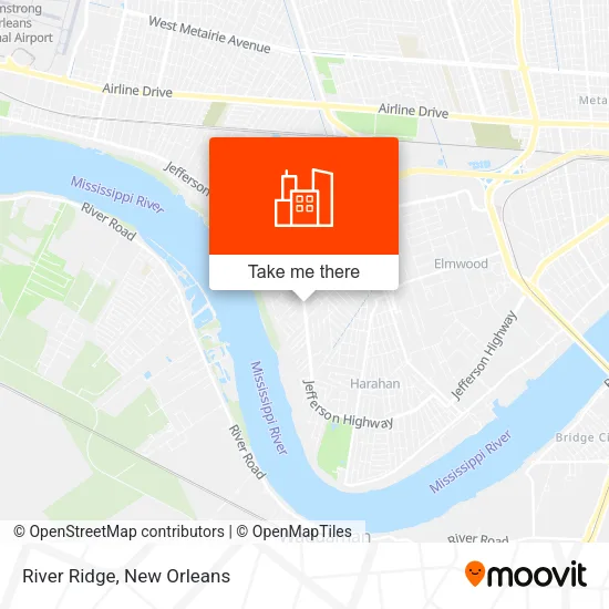 River Ridge map