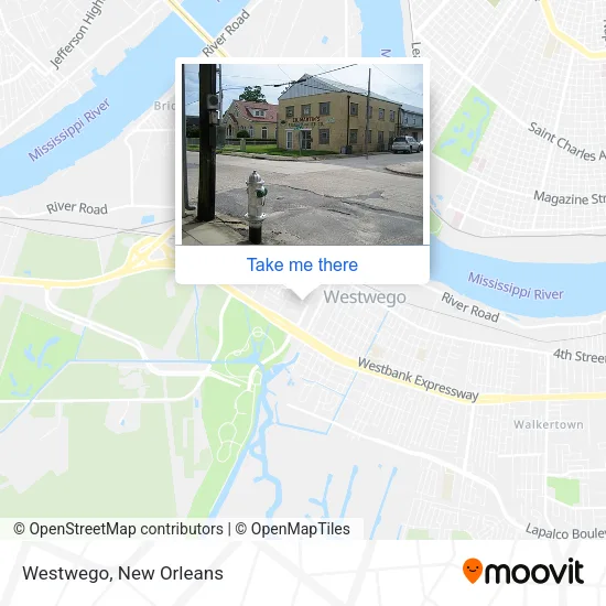 Westwego map