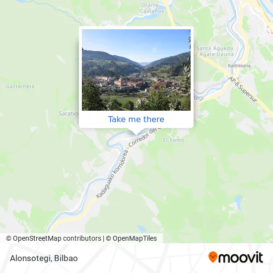 Alonsotegi map