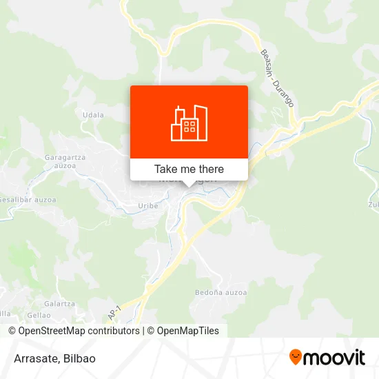 Arrasate map