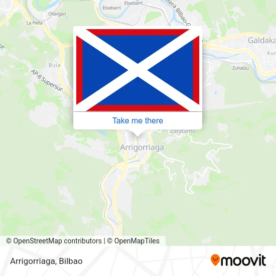 Arrigorriaga map