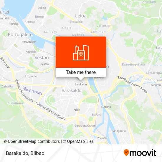 Barakaldo map