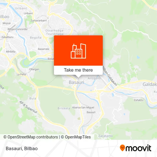 Basauri map