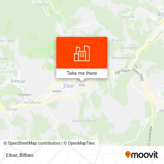 Eibar map