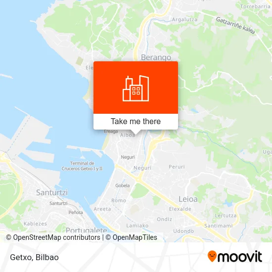 Getxo map