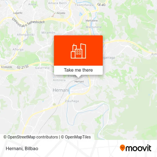 Hernani map