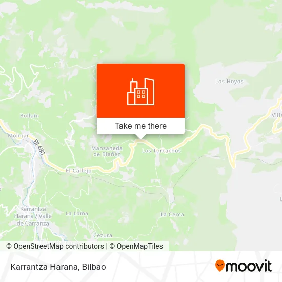 Karrantza Harana map