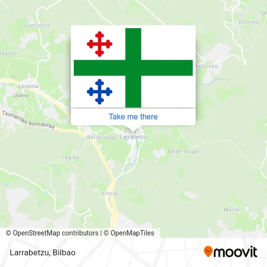 Larrabetzu map