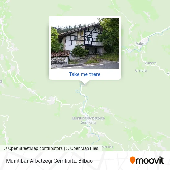 Munitibar-Arbatzegi Gerrikaitz map
