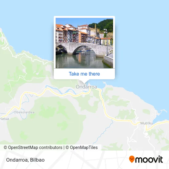 Ondarroa map