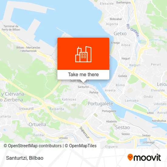 Santurtzi map