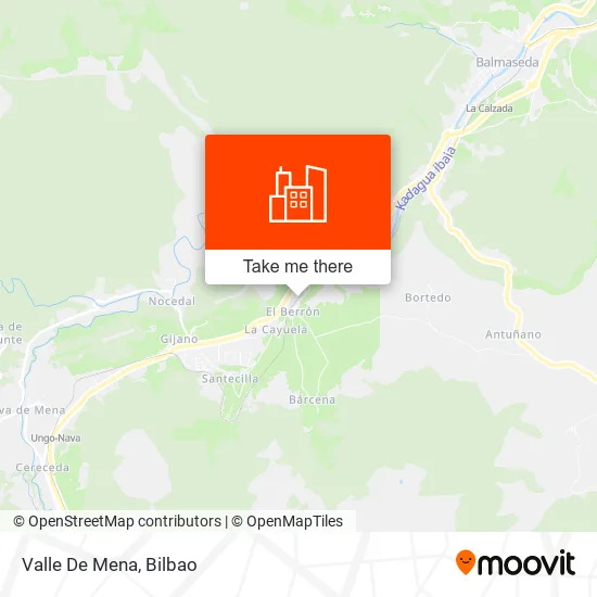 Valle De Mena map
