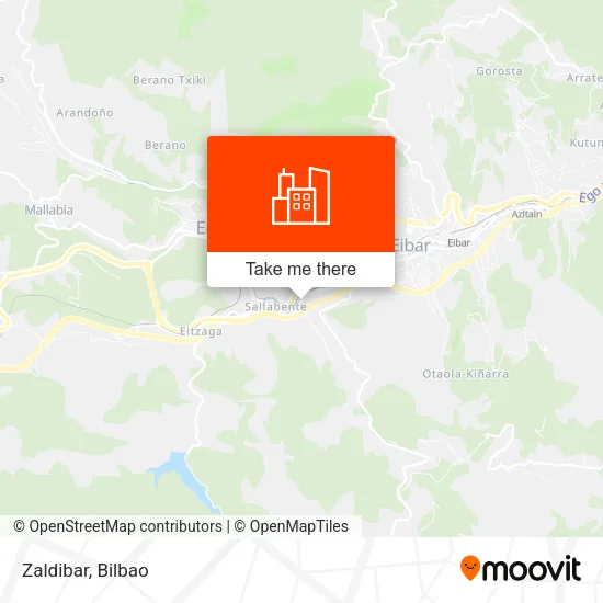 Zaldibar map
