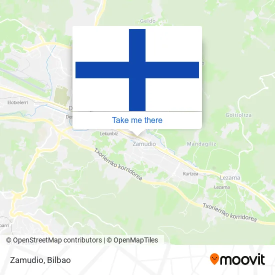Zamudio map