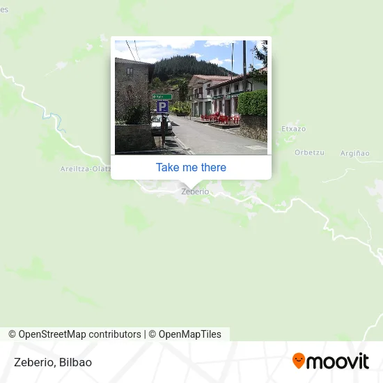 Zeberio map