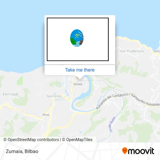 Zumaia map