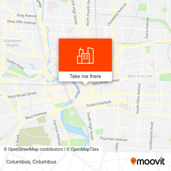 Columbus map