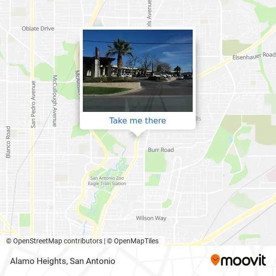 Alamo Heights map