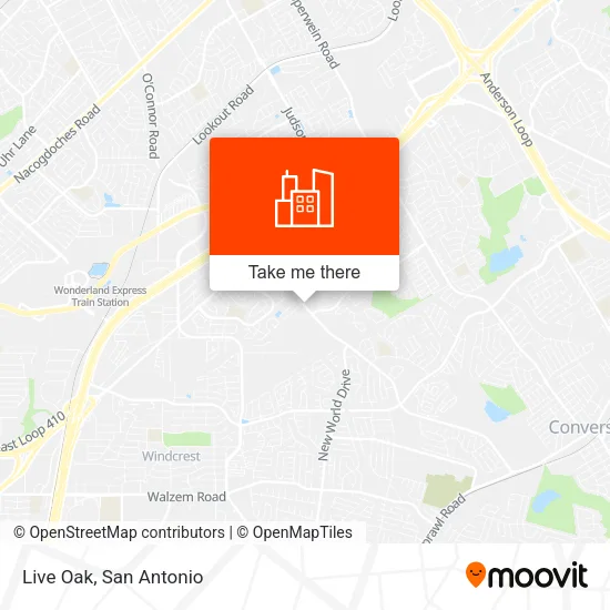 Live Oak map