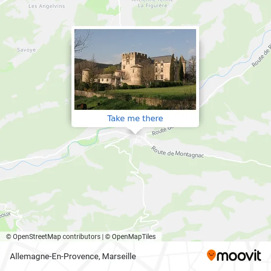 Allemagne-En-Provence map
