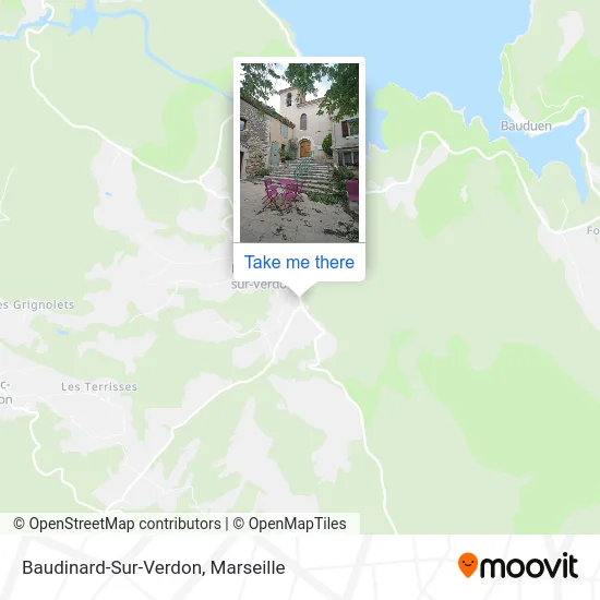 Baudinard-Sur-Verdon map