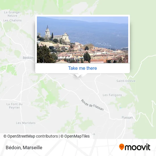 Bédoin map