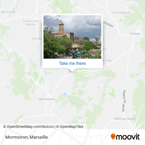 Mormoiron map