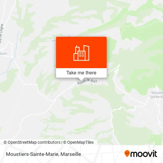 Moustiers-Sainte-Marie map