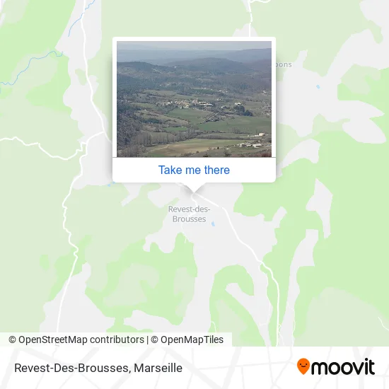 Revest-Des-Brousses map