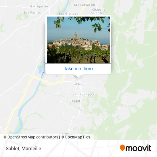 Sablet map